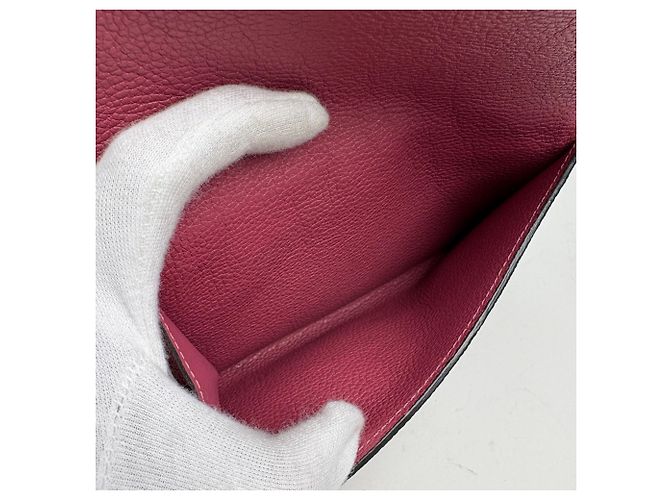 Louis Vuitton Pallas Compact Dreifach-Wallet Braun Pink Dunkelviolett - Ansicht 5