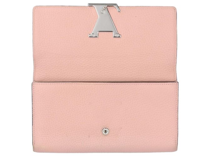 Cartera Larga Capucines de Louis Vuitton Rosa Multicolor - vista 5
