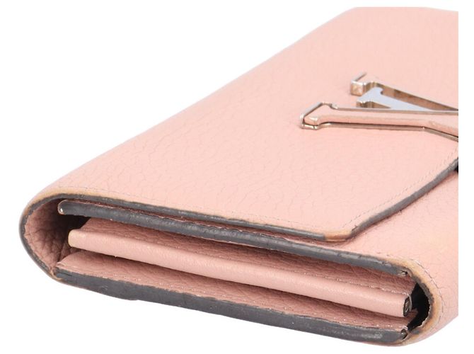 Cartera Larga Capucines de Louis Vuitton Rosa Multicolor - vista 8