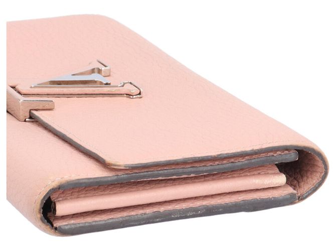 Cartera Larga Capucines de Louis Vuitton Rosa Multicolor - vista 9