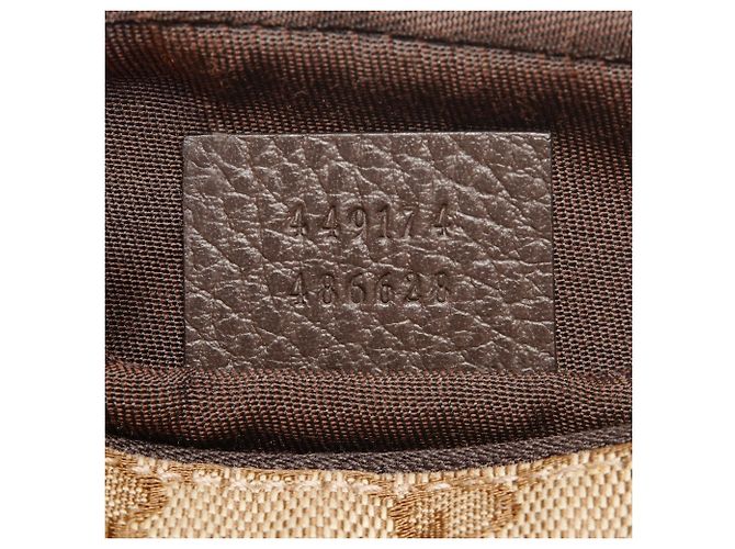 Marsupio Gucci GG in tela marrone - vista 10