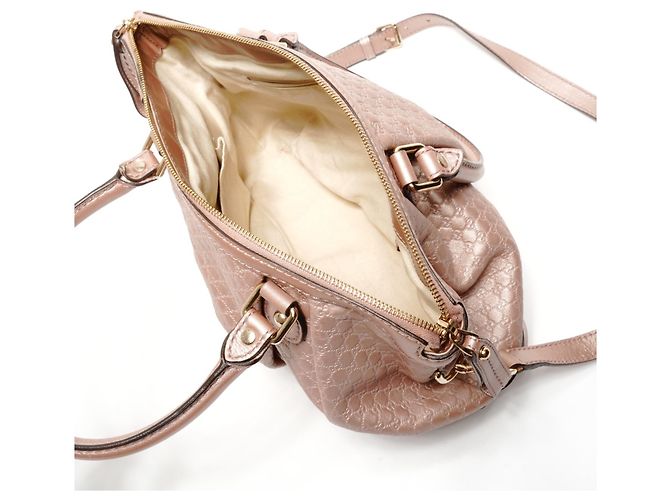 Borsa a Spalla Sukey in Pelle Micro GG Shima di Gucci Rosa - vista 11