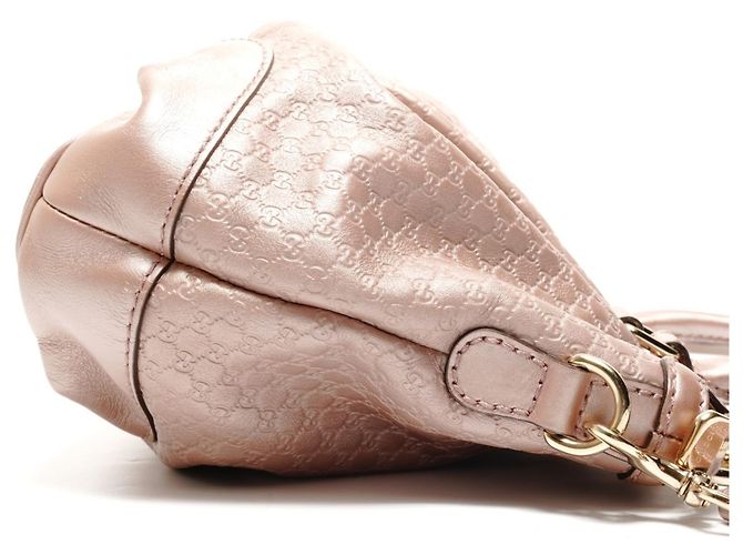 Borsa a Spalla Sukey in Pelle Micro GG Shima di Gucci Rosa - vista 4
