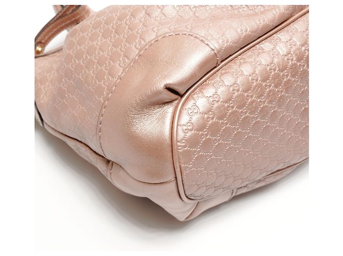Borsa a Spalla Sukey in Pelle Micro GG Shima di Gucci Rosa - vista 5