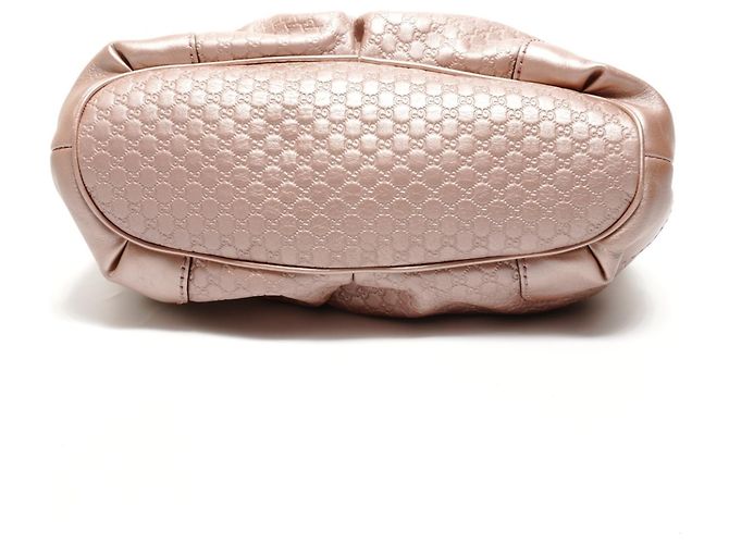 Borsa a Spalla Sukey in Pelle Micro GG Shima di Gucci Rosa - vista 7