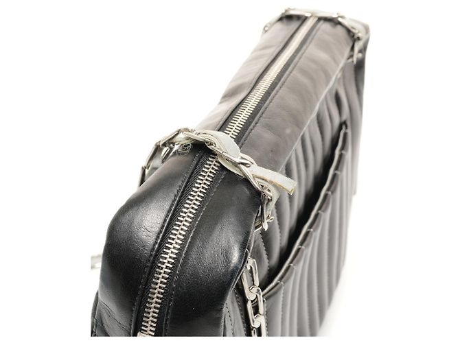 Borsa a Spalla in Pelle di Agnello Chanel Nero - vista 13