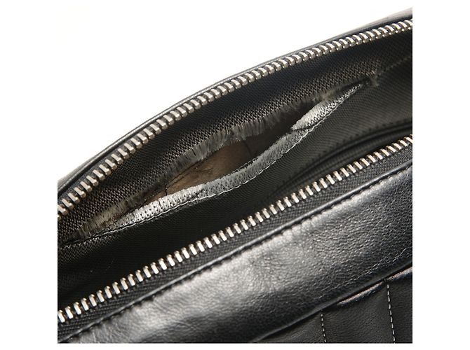 Borsa a Spalla in Pelle di Agnello Chanel Nero - vista 18