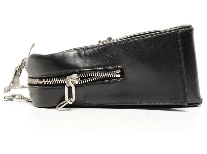 Borsa a Spalla in Pelle di Agnello Chanel Nero - vista 3