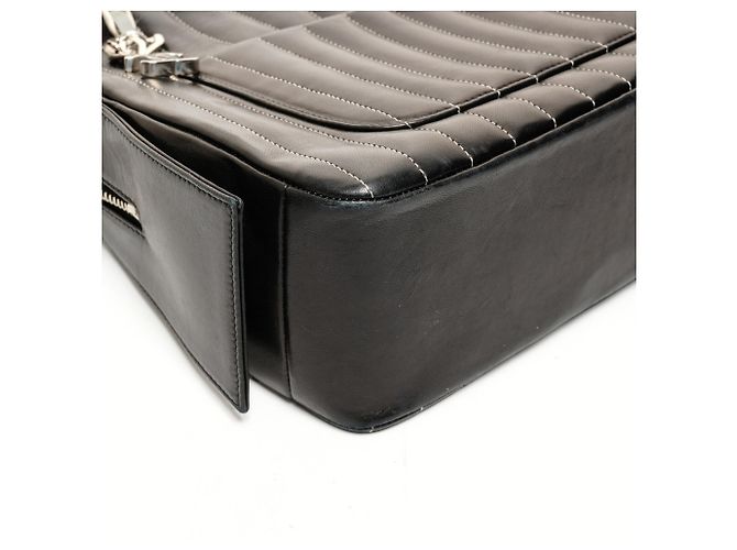 Borsa a Spalla in Pelle di Agnello Chanel Nero - vista 5