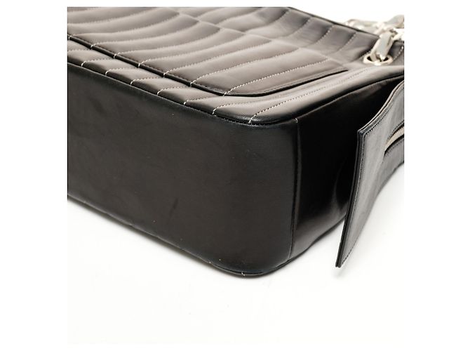 Borsa a Spalla in Pelle di Agnello Chanel Nero - vista 6