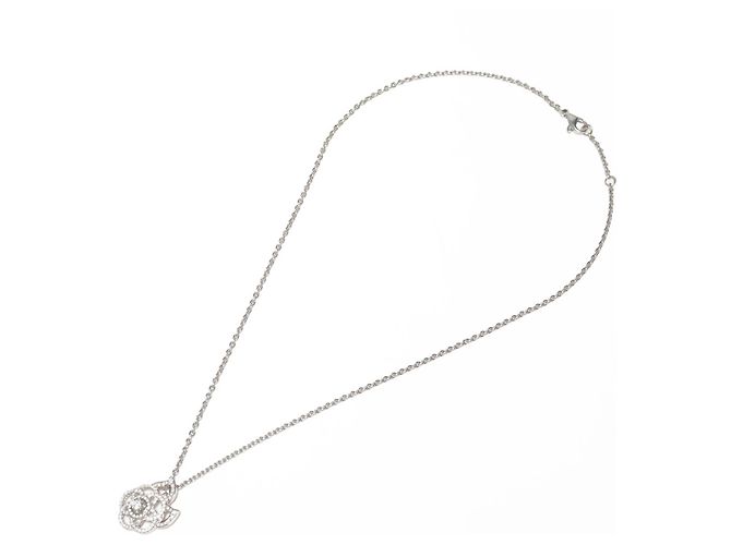 Collana Camelia in Diamanti di Chanel Argento - vista 2