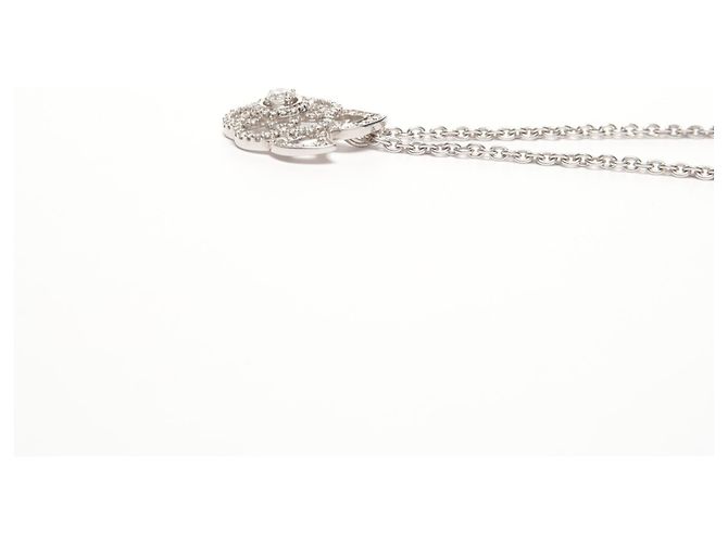Collana Camelia in Diamanti di Chanel Argento - vista 4