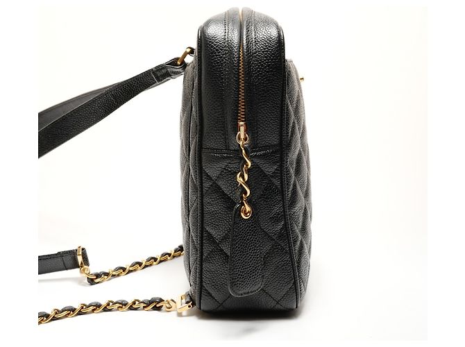 Chanel Caviar Turnlock Rucksack Schwarz - Ansicht 2