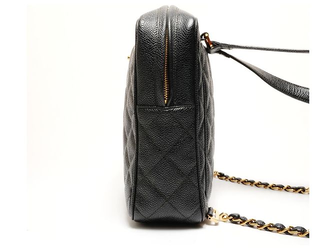 Chanel Caviar Turnlock Rucksack Schwarz - Ansicht 3