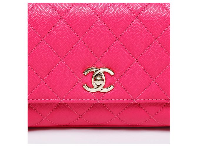 Coco Handle Borsa a Spalla Chanel Matelassé Rosa - vista 8