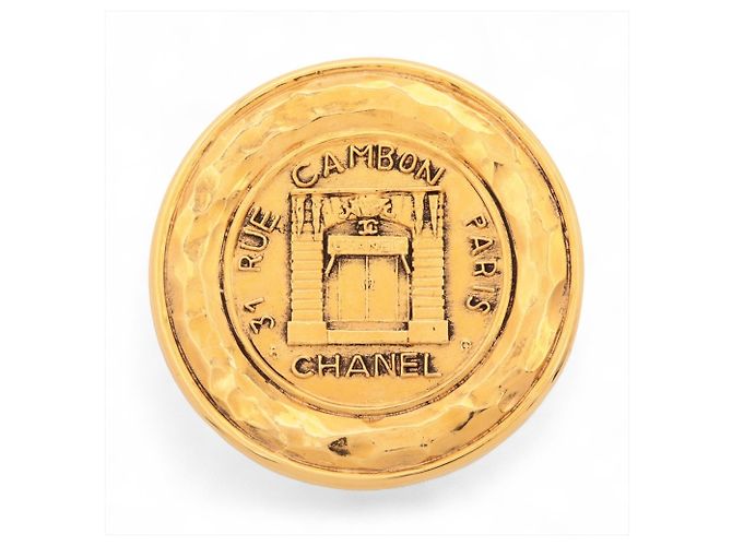 Spilla Rotonda Cambon in Oro di Chanel D'oro - vista 2