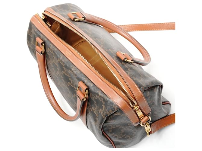 Céline Borsa Boston Celine Macadam Marrone - vista 11