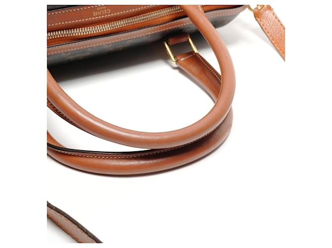 Céline Borsa Boston Celine Macadam Marrone - vista 12