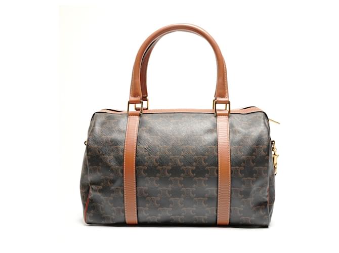 Céline Borsa Boston Celine Macadam Marrone - vista 2