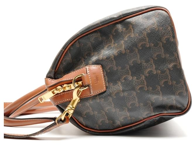Céline Borsa Boston Celine Macadam Marrone - vista 3