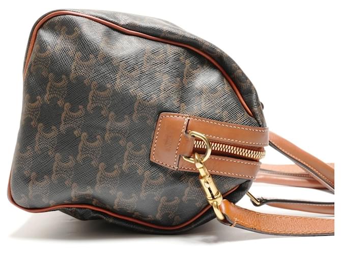 Céline Borsa Boston Celine Macadam Marrone - vista 4