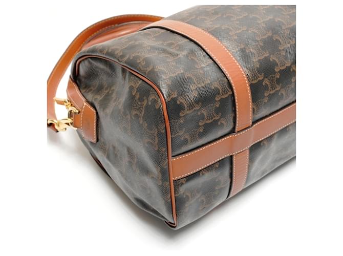 Céline Borsa Boston Celine Macadam Marrone - vista 5