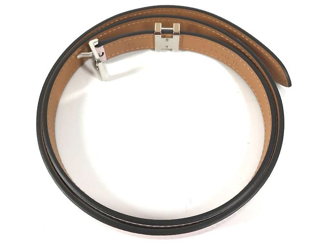 Cinturón con hebilla H en pop ash de Hermès Rosa - vista 2