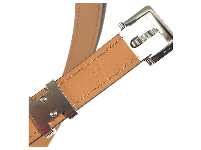 Cinturón con hebilla H en pop ash de Hermès Rosa - vista 5