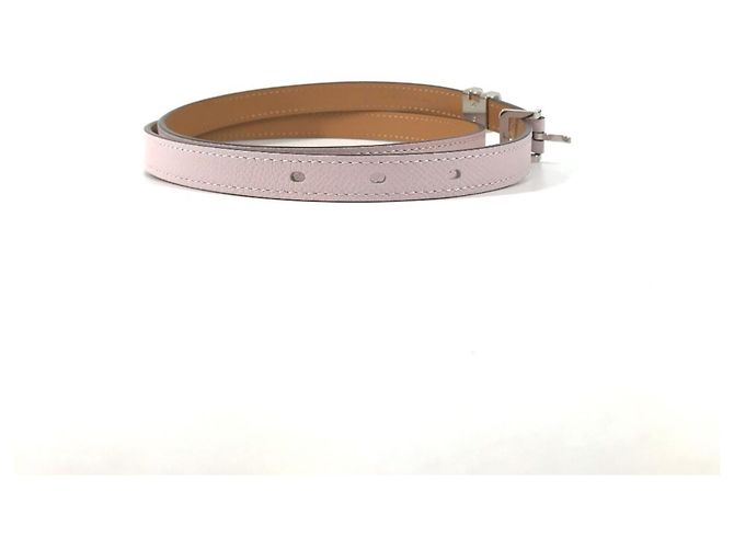 Cinturón con hebilla H en pop ash de Hermès Rosa - vista 8