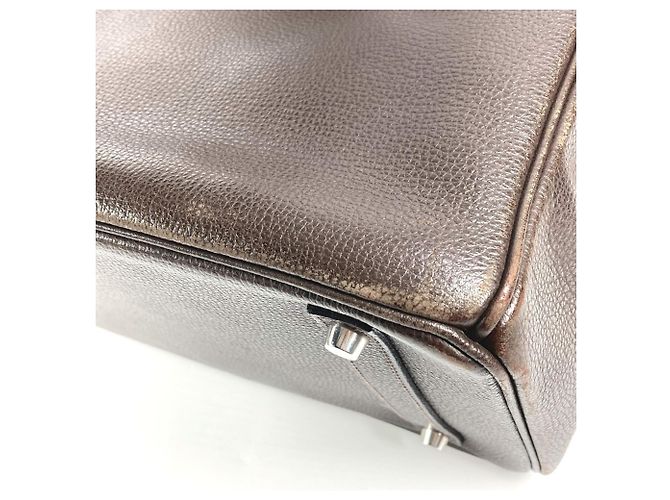 Borsa Tote Hermès Birkin 35 Marrone - vista 12