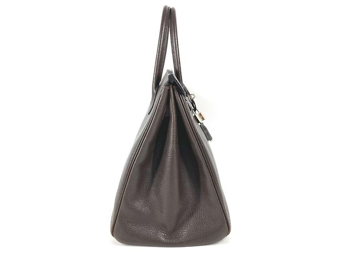 Borsa Tote Hermès Birkin 35 Marrone - vista 16