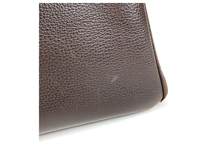 Borsa Tote Hermès Birkin 35 Marrone - vista 3