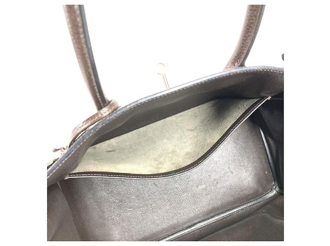 Borsa Tote Hermès Birkin 35 Marrone - vista 9