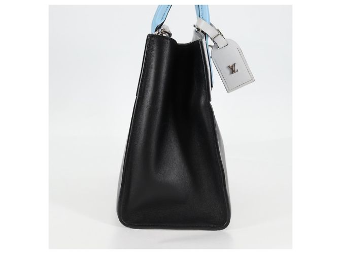 Borsa City Steamer in pelle MM Louis Vuitton Nero - vista 4