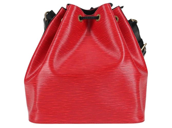 Louis Vuitton Bicolor Petit Noe Epi Leather Rosso - vista 2