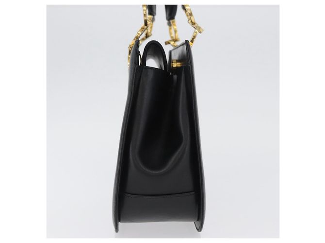 Salvatore Ferragamo Gancini Leather Nero - vista 4