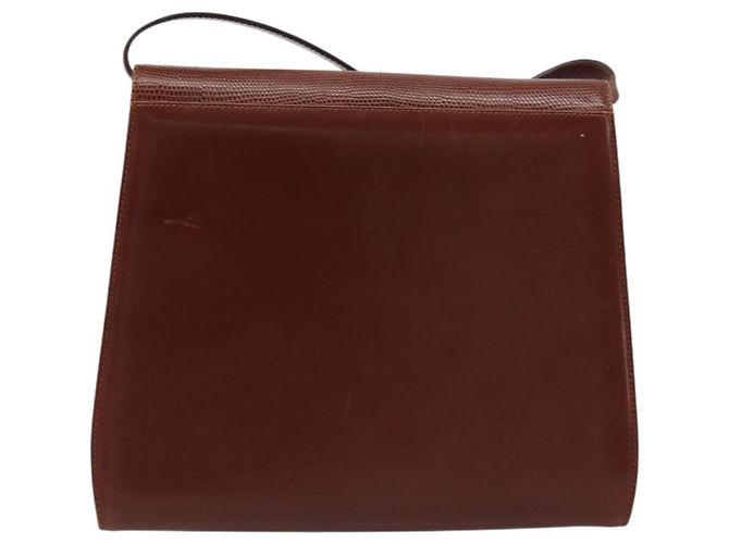 Salvatore Ferragamo Gancini Leather Marrone - vista 2