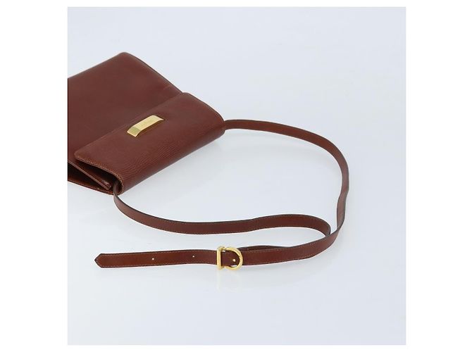 Salvatore Ferragamo Gancini Leather Marrone - vista 7