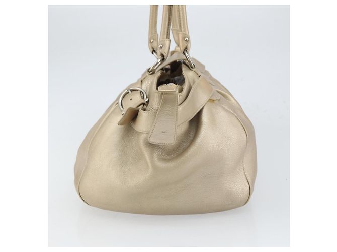 Borsa Gancini in pelle Salvatore Ferragamo D'oro - vista 4