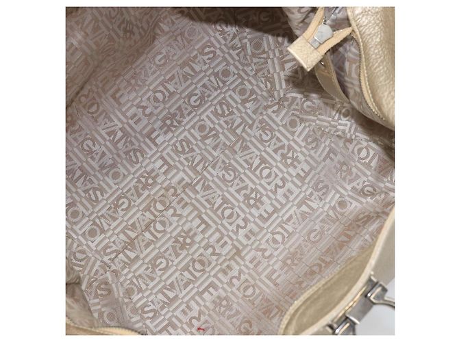 Borsa Gancini in pelle Salvatore Ferragamo D'oro - vista 5