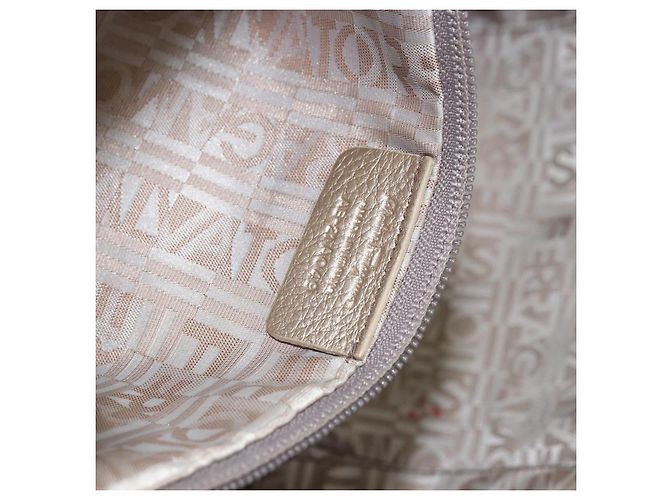 Borsa Gancini in pelle Salvatore Ferragamo D'oro - vista 7