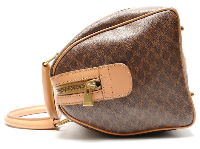 Céline Borsa Boston Macadam Celine in marrone - vista 3