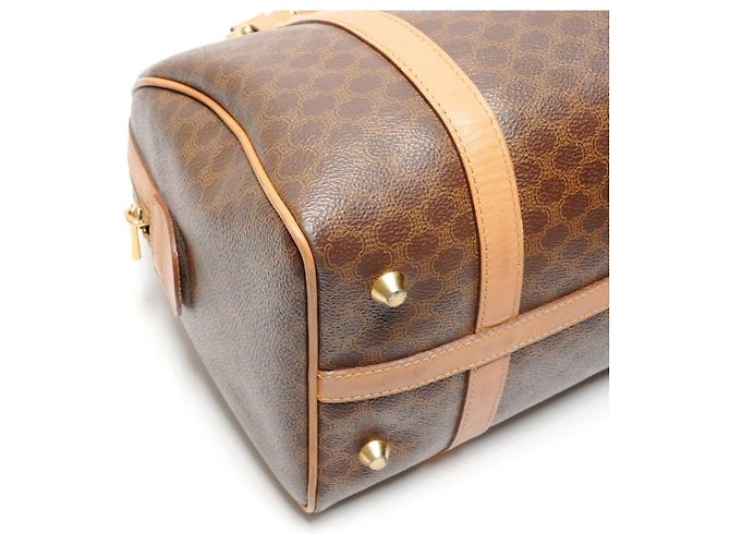 Céline Borsa Boston Macadam Celine in marrone - vista 5