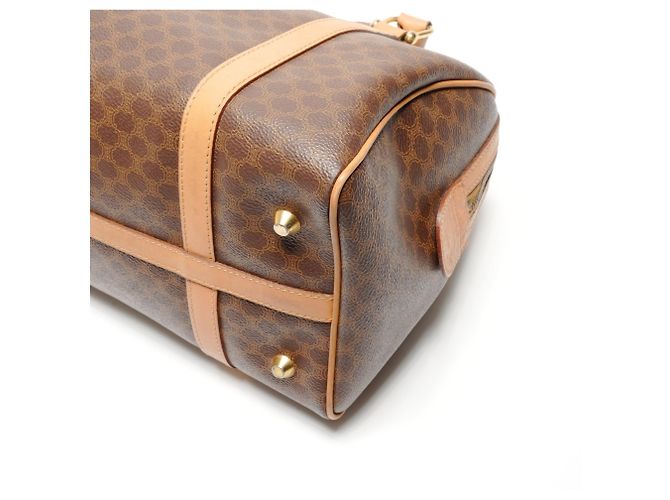 Céline Borsa Boston Macadam Celine in marrone - vista 6