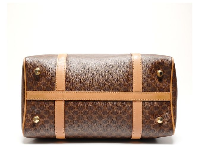Céline Borsa Boston Macadam Celine in marrone - vista 7