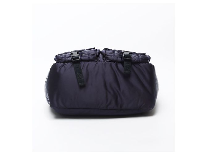Borsa a spalla Chanel Sport Line blu navy - vista 7