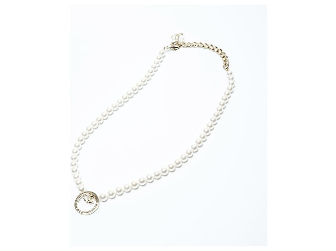 Timeless Collar de perlas Coco Mark B24C 2024 de Chanel Blanco - vista 2