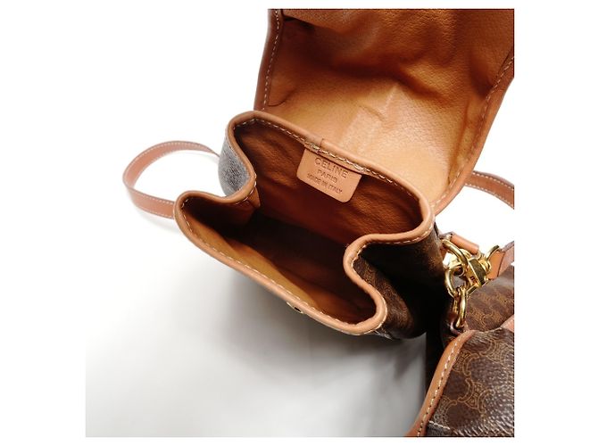 Céline Celine Macadam Zwillingsrucksack Braun - Ansicht 12