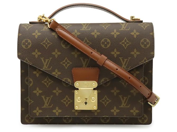 Borsa Monceau 28 Monogramma Louis Vuitton Marrone - vista 2