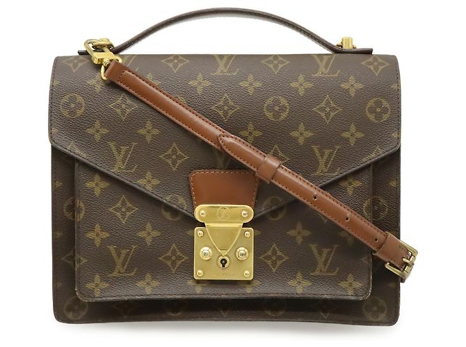 Borsa Monceau 28 Monogramma Louis Vuitton Marrone - vista 2